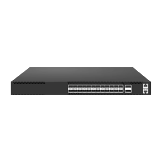 24-Port 25GbE SFP28, 2-Port 100GbE/40GbE QSFP28 L3 Core/Leaf Switch, Enterprise SONiC Preloaed, MLAG/VXLAN/PTP Support